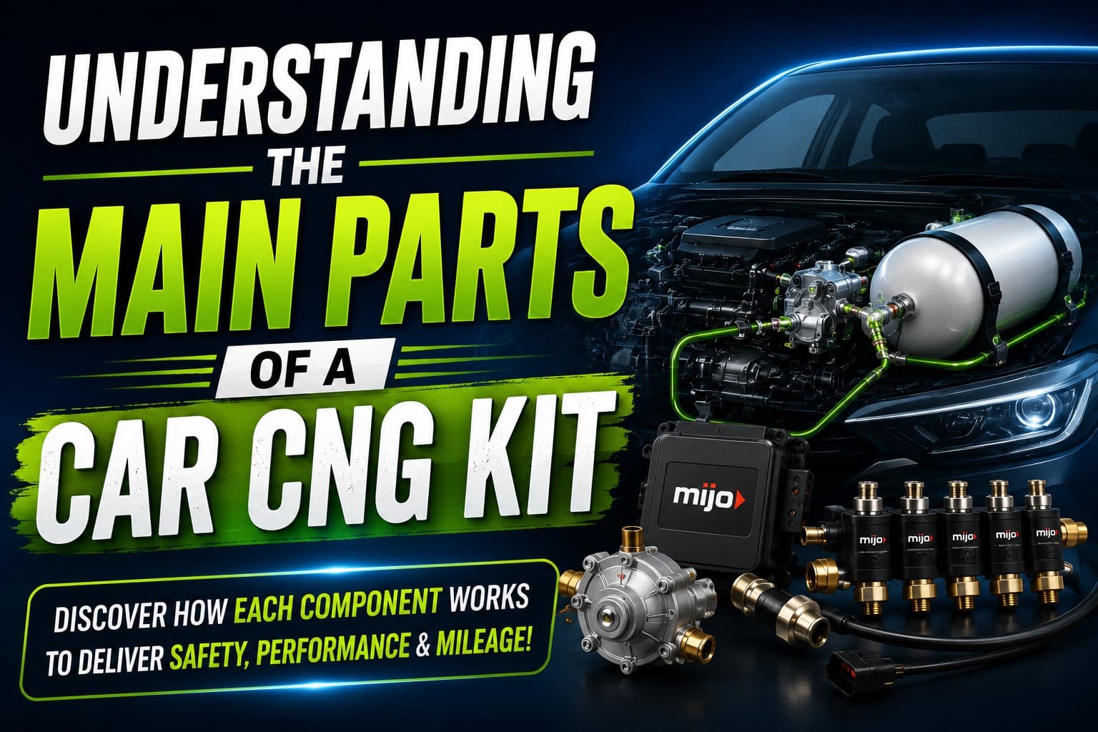 Understanding the Main Parts of a Car CNG Kit
