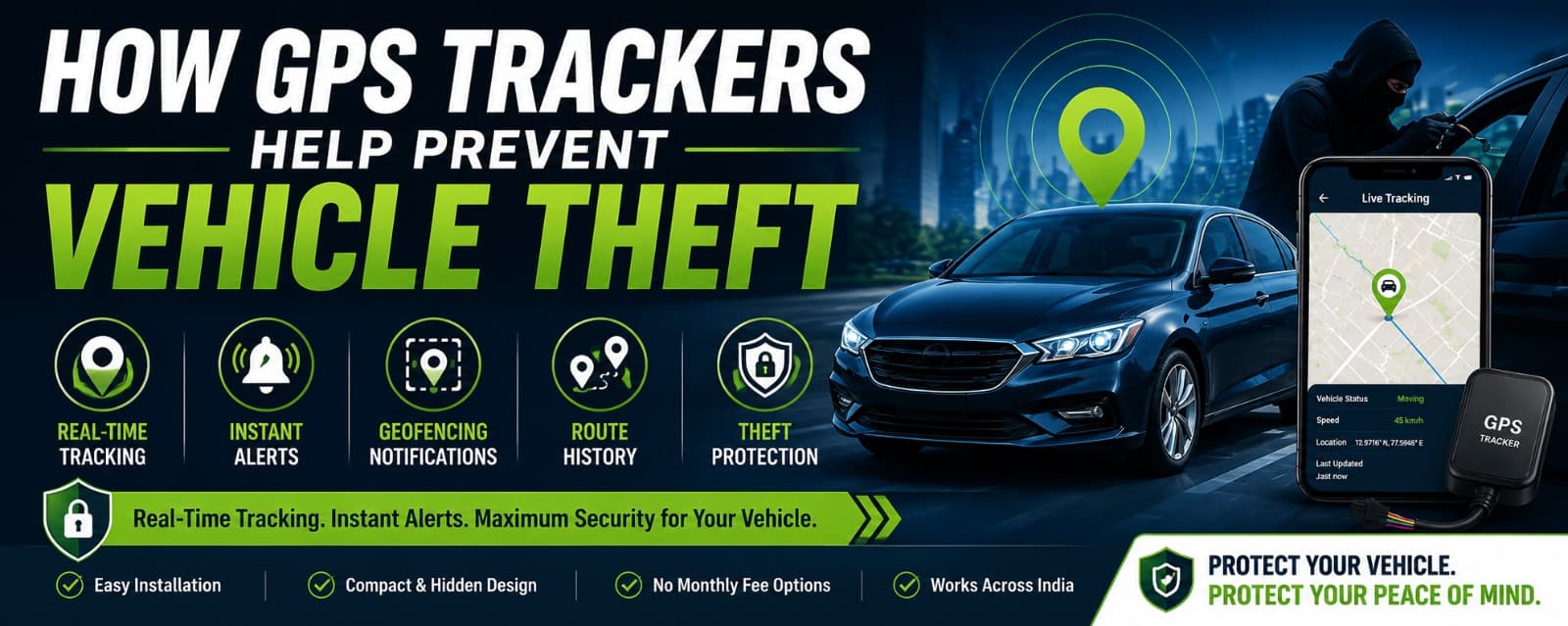 How GPS Trackers Help Prevent Vehicle Theft