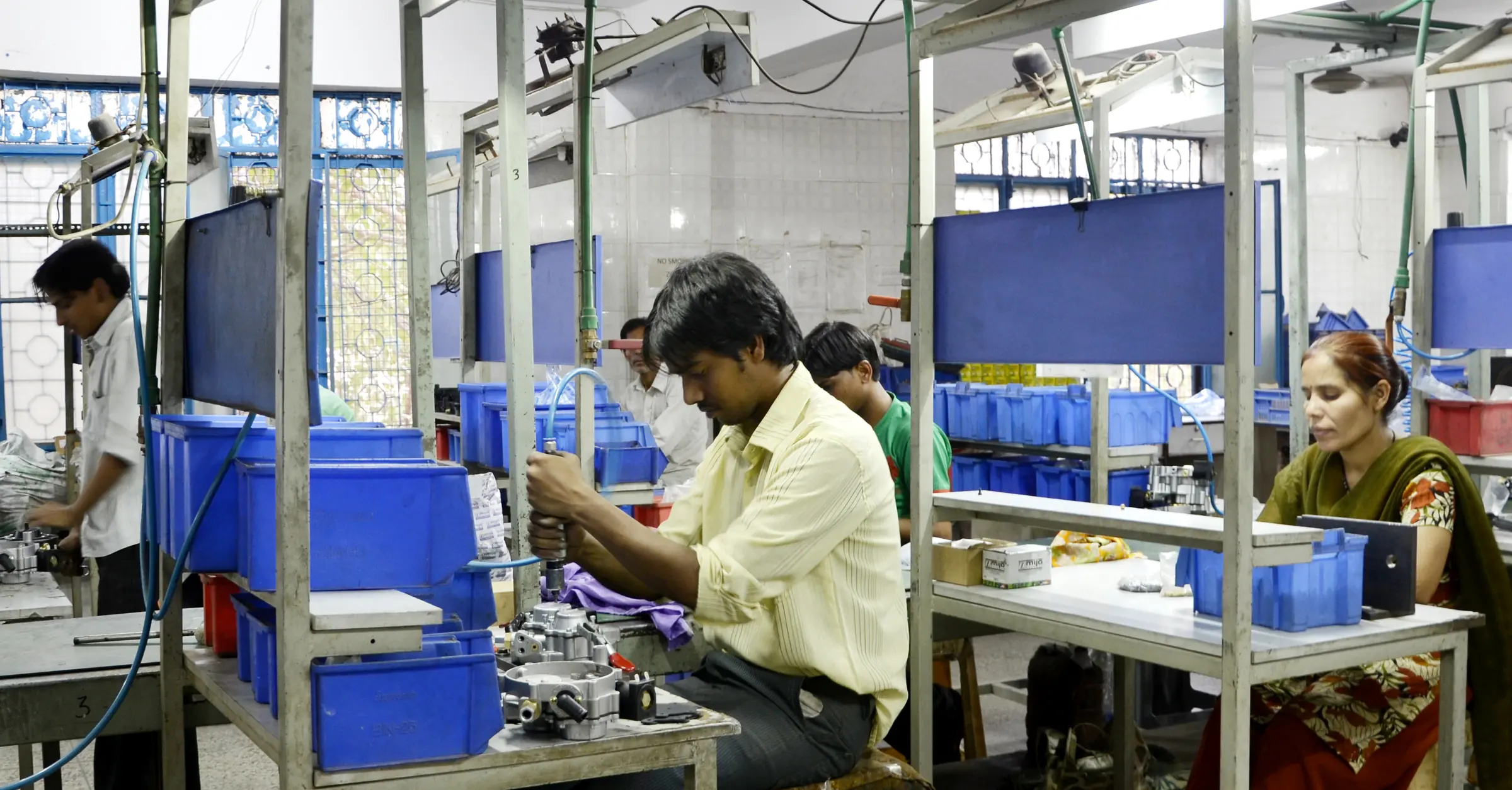 MIJO factory assembly line in 2012